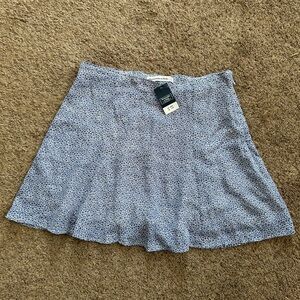 Abercrombie & Fitch | Blue Floral Circle Mini Skirt